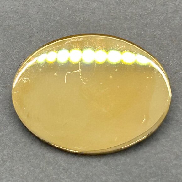 Cee Tee Jewelry - 120/14K Gold Filled Brooch Oval 1 Inch Cee Tee Jewelry Vintage Elegant